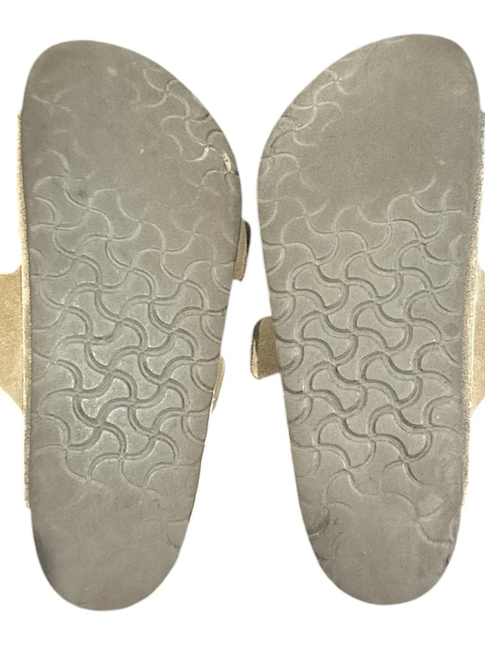 Birkenstock Arizona Suede Double Strap Sandals - Beige Brown